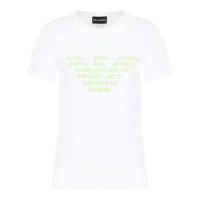 Emporio Armani T-shirt 'Logo-Print-Blend' pour Femmes