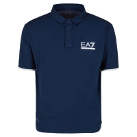 EA7 Emporio Armani Men's 'Logo-Print' Polo Shirt