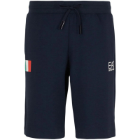 EA7 Emporio Armani Men's 'Logo-Print' Sweat Shorts