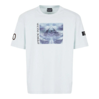 EA7 Emporio Armani Men's 'Graphic Logo-Print' T-Shirt