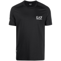 EA7 Emporio Armani T-shirt 'Logo-Print' pour Hommes