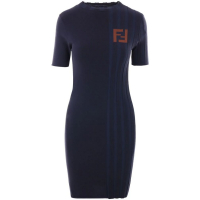 Fendi 'Signature Logo' Midi Kleid für Damen