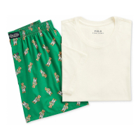 Polo Ralph Lauren Men's 'Crewneck' Top & Pajama Shorts Set