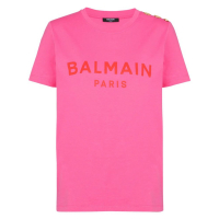 Balmain T-shirt 'Logo-Print' pour Femmes