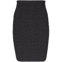 Balmain Women's 'PB-Intarsia Knitted' Mini Skirt