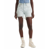Levi's Women's '501® Mid-Thigh High Rise Straight Fit' Denim Shorts