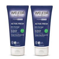 Weleda 'For Men Active Fresh 3In1 Shower Gel DUO' - 200 ml, 2 Pièces