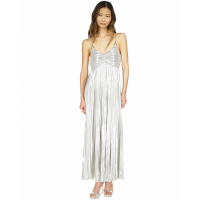Michael Kors Women's 'Shine Pleated Empire-Waist' Maxi Dress