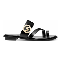 Michael Kors Women's 'Vera Slip-On Toe-Ring Slide' Sandals
