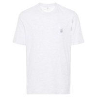 Brunello Cucinelli 'Logo-Print' T-Shirt für Herren