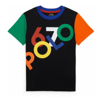 Polo Ralph Lauren T-shirt 'Color-Blocked Logo Jersey' pour Enfant et petit garçon