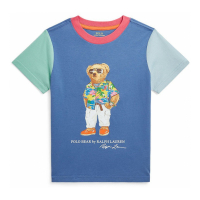 Polo Ralph Lauren 'Polo Bear Color-Blocked' T-Shirt für Kleinkind & Kleiner Junge