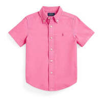Polo Ralph Lauren 'Oxford' Kurzärmeliges Hemd für Kleinkind & Kleiner Junge