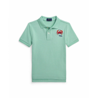 Polo Ralph Lauren Toddler & Little Boy's 'Crab-Embroidered Mesh' Polo Shirt