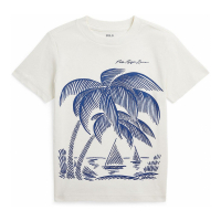 Polo Ralph Lauren T-shirt 'Beach-Print Jersey' pour Enfant et petit garçon