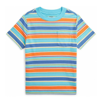 Polo Ralph Lauren 'Striped Jersey Pocket' T-Shirt für Kleinkind & Kleiner Junge