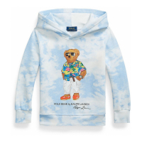 Polo Ralph Lauren Sweatshirt à capuche  'Tie-Dye-Print Polo Bear Fleece' pour Enfant et petit garçon