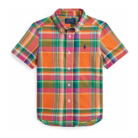 Polo Ralph Lauren 'Madras' Kurzärmeliges Hemd für Kleinkind & Kleiner Junge