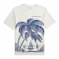 Polo Ralph Lauren 'Beach-Print' T-Shirt für großes Jungen