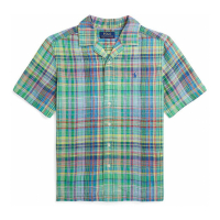 Polo Ralph Lauren Chemise à manches courtes 'Plaid Camp' pour Grands garçons