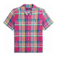 Polo Ralph Lauren Chemise à manches courtes 'Plaid Camp' pour Grands garçons