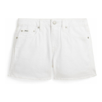 Polo Ralph Lauren 'Frayed Cotton' Jeansshorts für große Mädchen