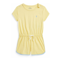 Polo Ralph Lauren Toddler & Little Girl's 'Cotton Jersey' Romper