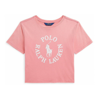 Polo Ralph Lauren 'Big Pony Logo Cotton Jersey' T-Shirt für große Mädchen