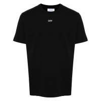 Off-White T-shirt 'Embroidered-Logo' pour Hommes