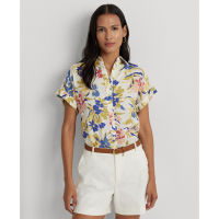 LAUREN Ralph Lauren Chemise à manches courtes 'Floral' pour Femmes