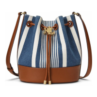 LAUREN Ralph Lauren 'Striped Medium Andie' Kordelzug Tasche für Damen