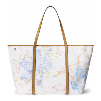 LAUREN Ralph Lauren Women's 'Floral Canvas Large Emerie' Tote Bag