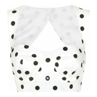 Dolce & Gabbana Women's 'Polka-Dot' Corset Top