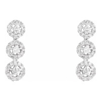 Diamond & Co 'Pendants Eternels' Ohrringe für Damen