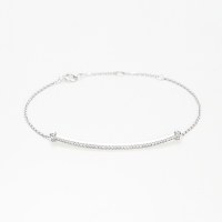 Diamond & Co Bracelet 'Ligne de Diamants' pour Femmes