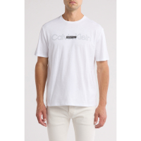 Calvin Klein T-shirt 'Double Standard Logo Graphic' pour Hommes