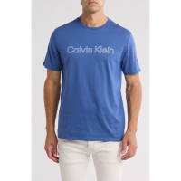 Calvin Klein T-shirt 'Traveling Logo Graphic' pour Hommes
