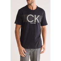 Calvin Klein T-shirt 'Blurred Hallmark Logo Graphic' pour Hommes
