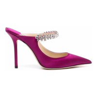 Jimmy Choo Women's 'Bing Crystal-Embellished' High Heel Mules