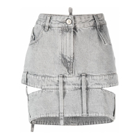 The Attico Women's 'Cut-Out' Mini Skirt