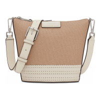 Calvin Klein Women's 'Ash Top Zipper Whip-Stitch with Adjustable Strap' Crossbody Bag