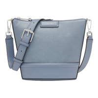Calvin Klein Women's 'Ash Top Zipper Leather Adjustable' Crossbody Bag