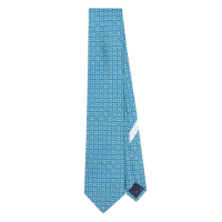 Ferragamo Men's 'Gancini-Pattern' Tie