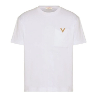 Valentino T-shirt 'Logo-Plaque' pour Hommes