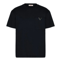 Valentino T-shirt 'Logo-Plaque' pour Hommes