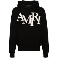 Amiri Sweatshirt à capuche  'Staggered Logo-Patches' pour Hommes