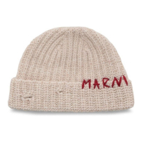 Marni Bonnet 'Logo-Embroidered' pour Hommes