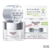 Eucerin Hyaluron-Filler + 3X Effect Recharge Soin De Jour SPF15 - Peau Sèche - 50 ml