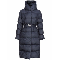 Pinko 'Quilted Hooded' Mantel für Damen