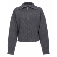 Pinko 'Half-Zip Ribbed-Knit' Pullover für Damen